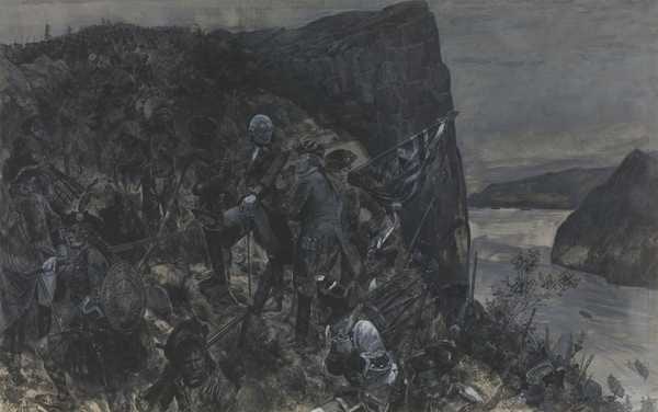General Wolfe Climbing the Heights of Abraham on the Morning of the Battle of Quebec