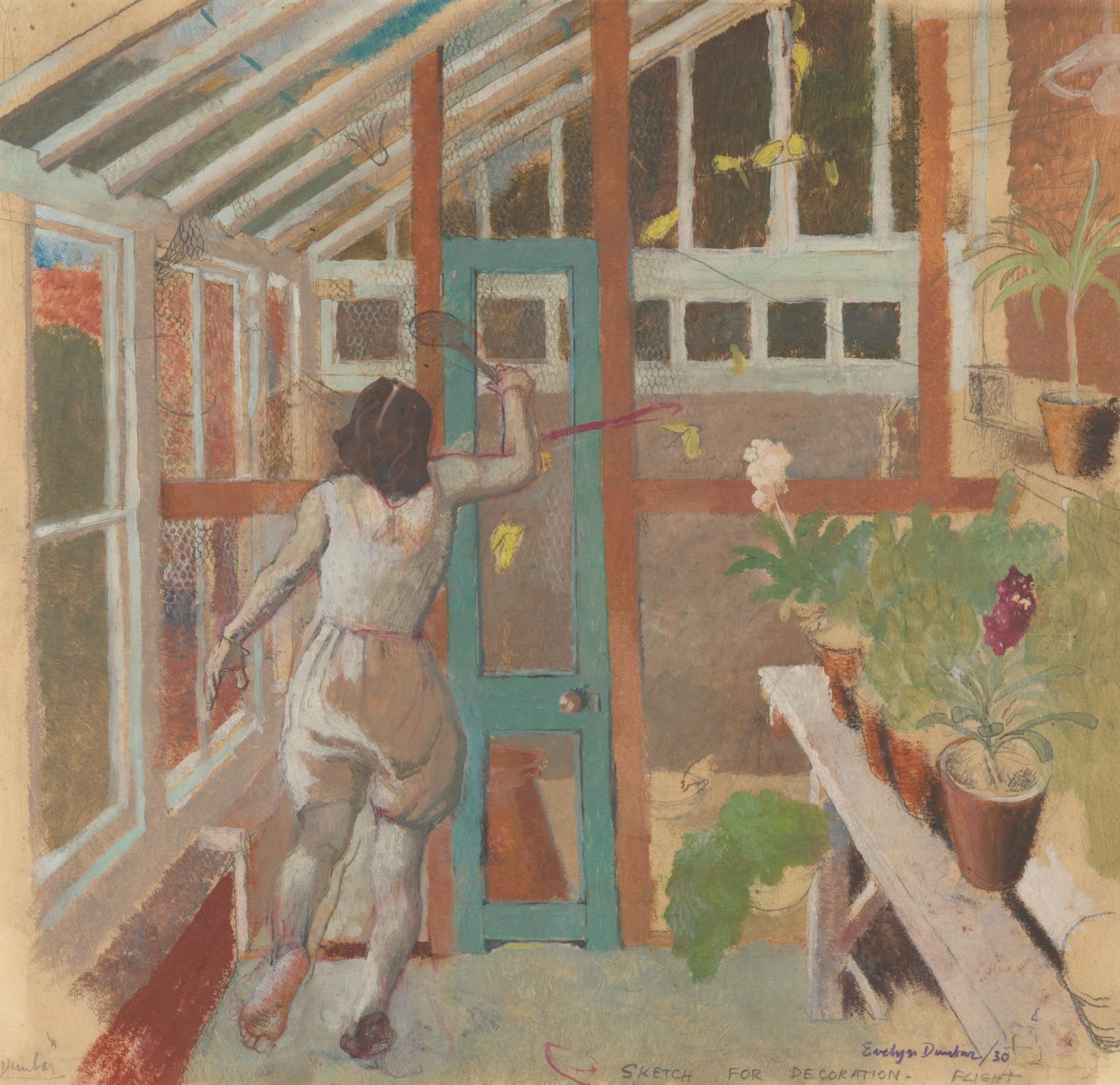 Study for Decoration: Flight