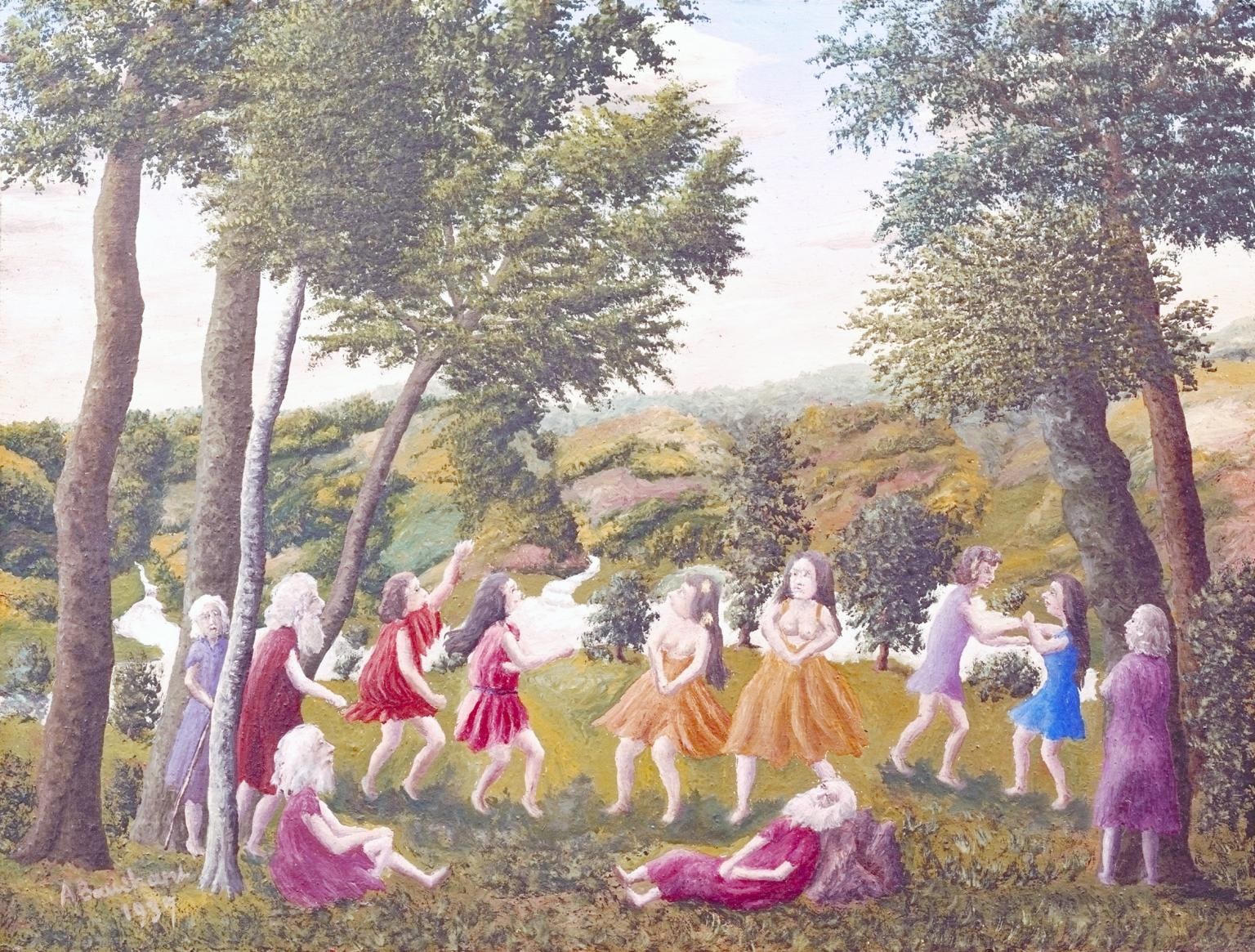 Greek Dance in a Landscape