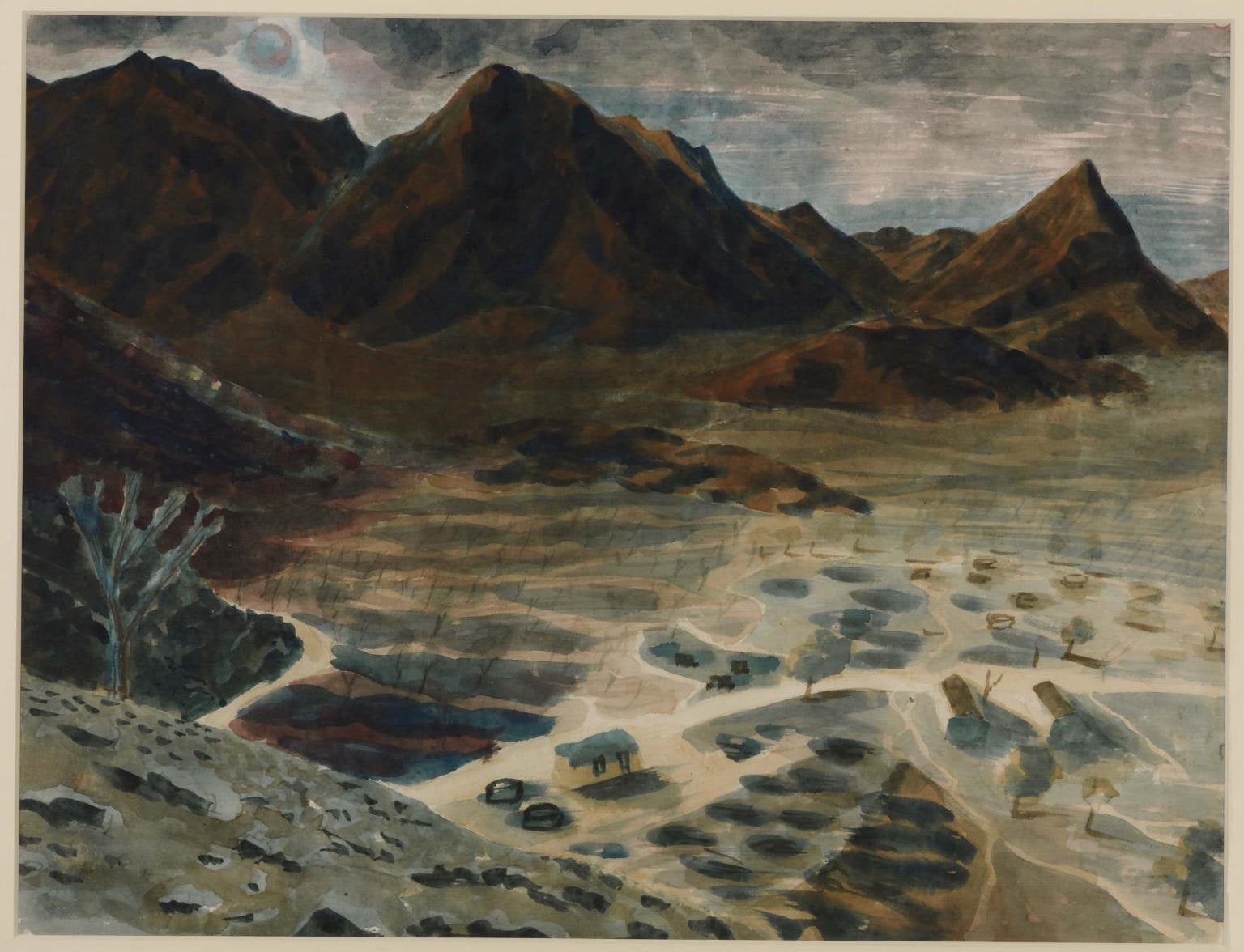View from the Enemy H.Q. at Gubba