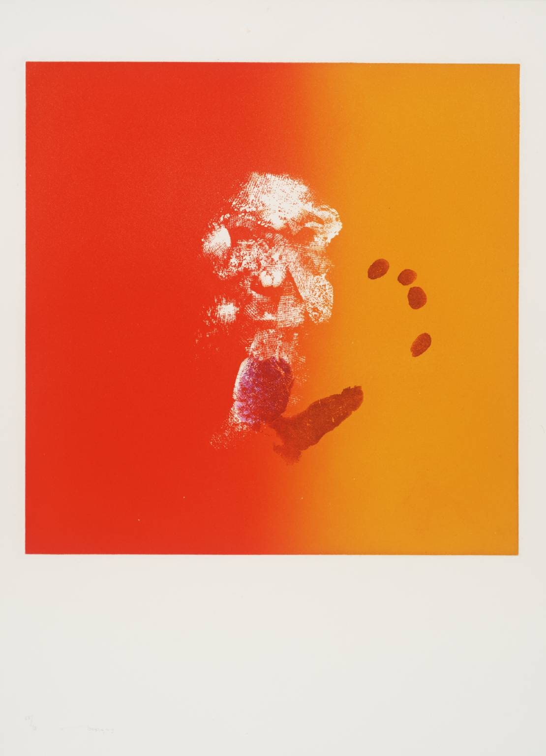 Head and Handprint
