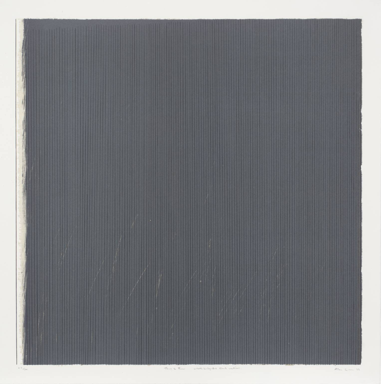 4. White Horizontal, Black Verticals