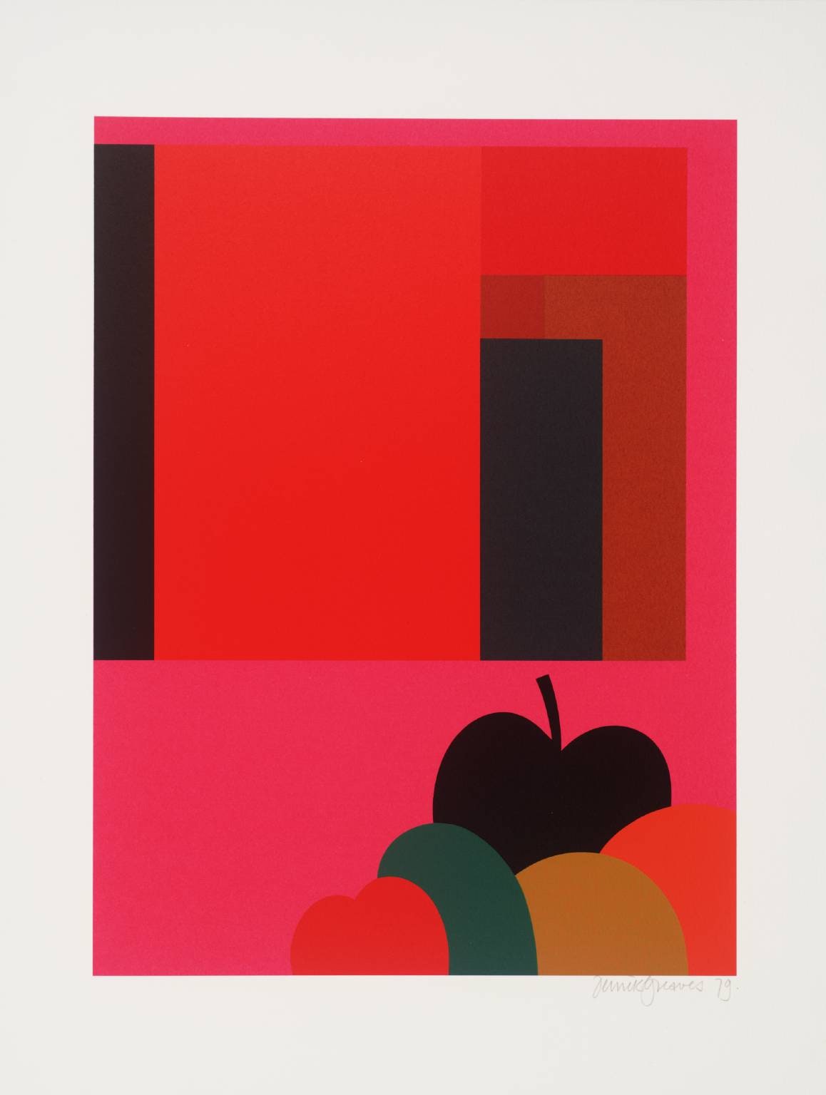 Abstract Painting with Fruit