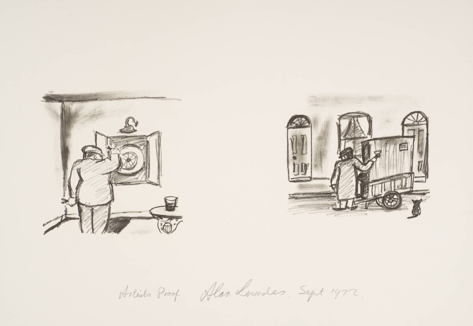 Dartsman and Organ Grinder