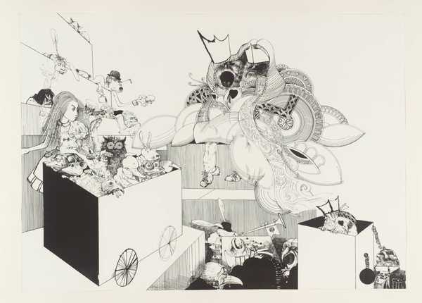 Courtroom Scene from Alice in Wonderland