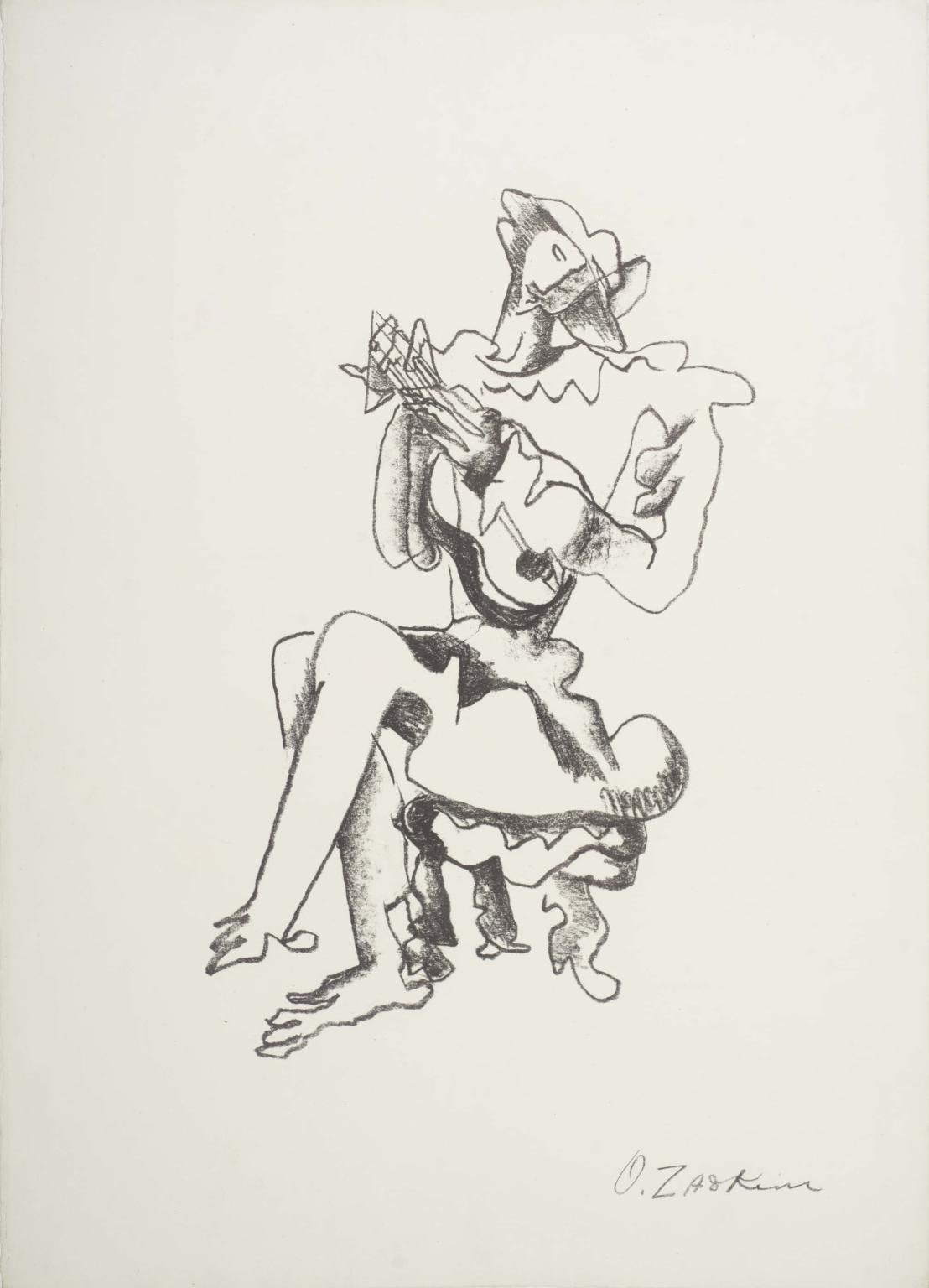 Figure with Guitar