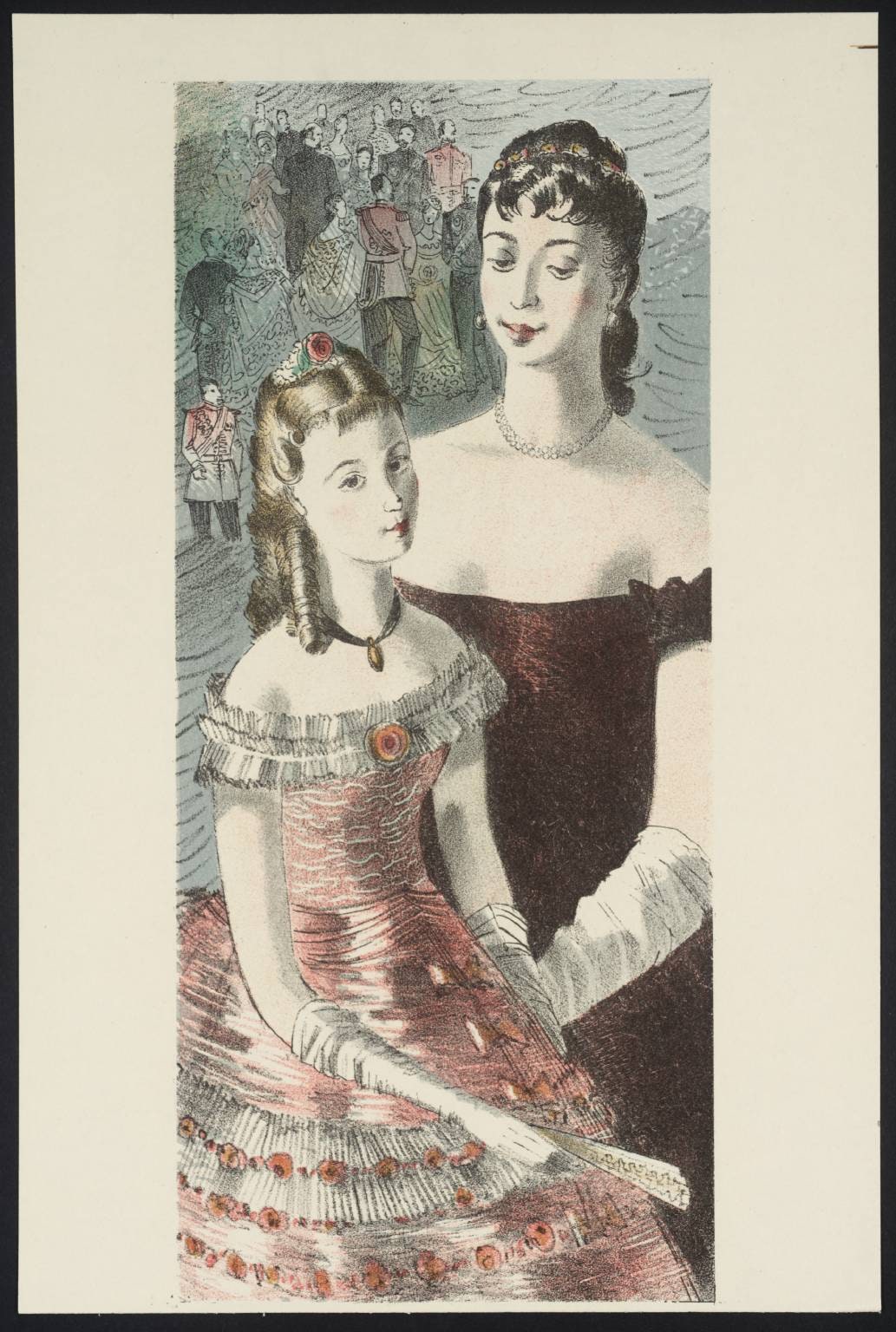 Untitled. Verso: So Freely Set on the Shapely Girlish Shoulders