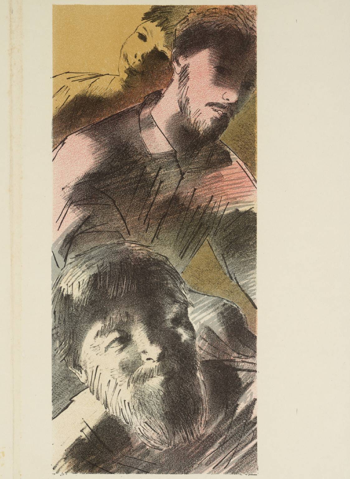 Untitled: Verso: His Face Hideous with Passion