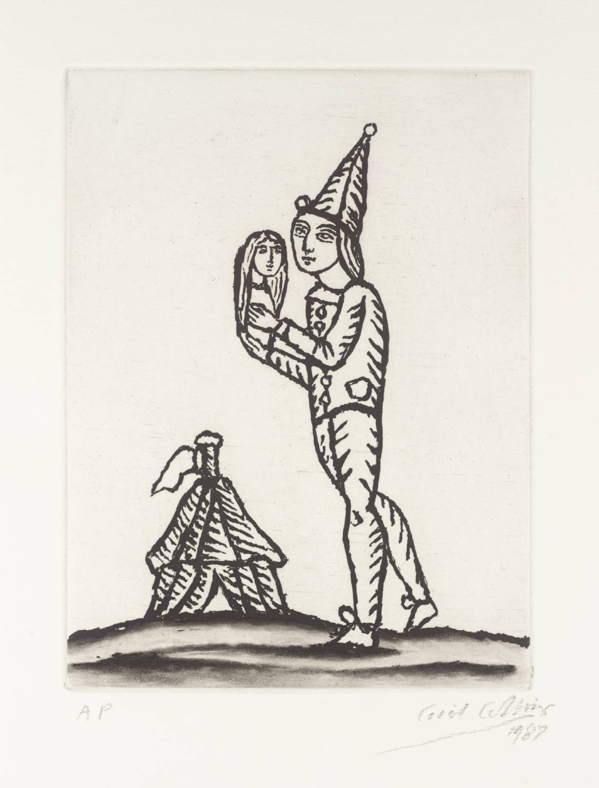 Fool Carrying a Child