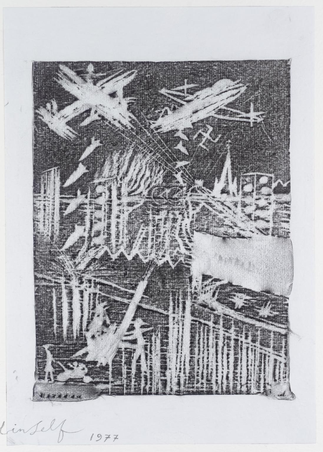 Norwich Being Bombed, 1942