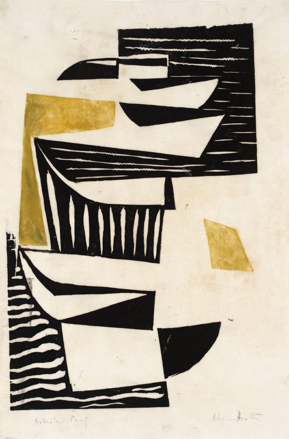 Composition - Black and Yellow