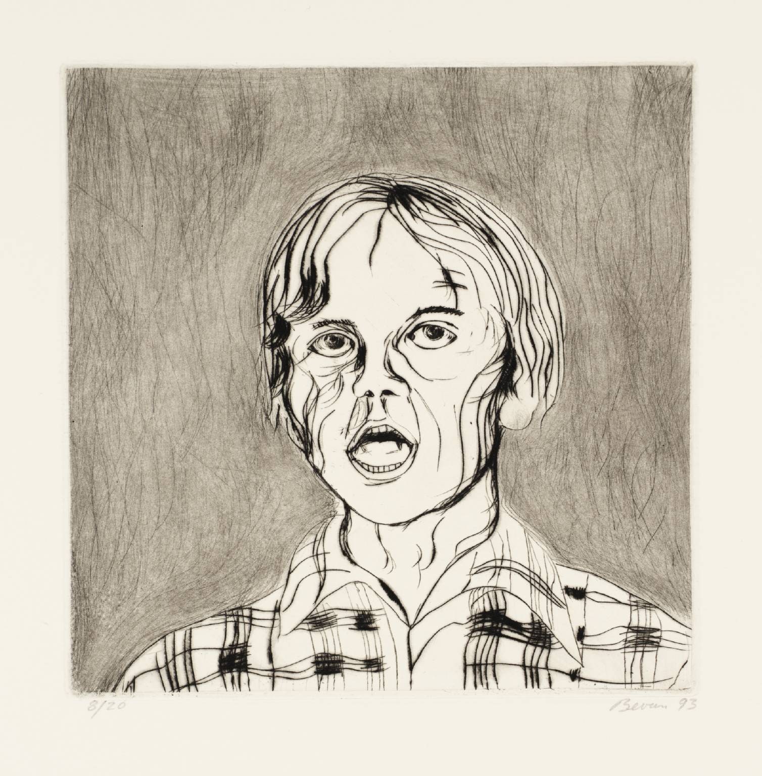 Boy in Check Shirt