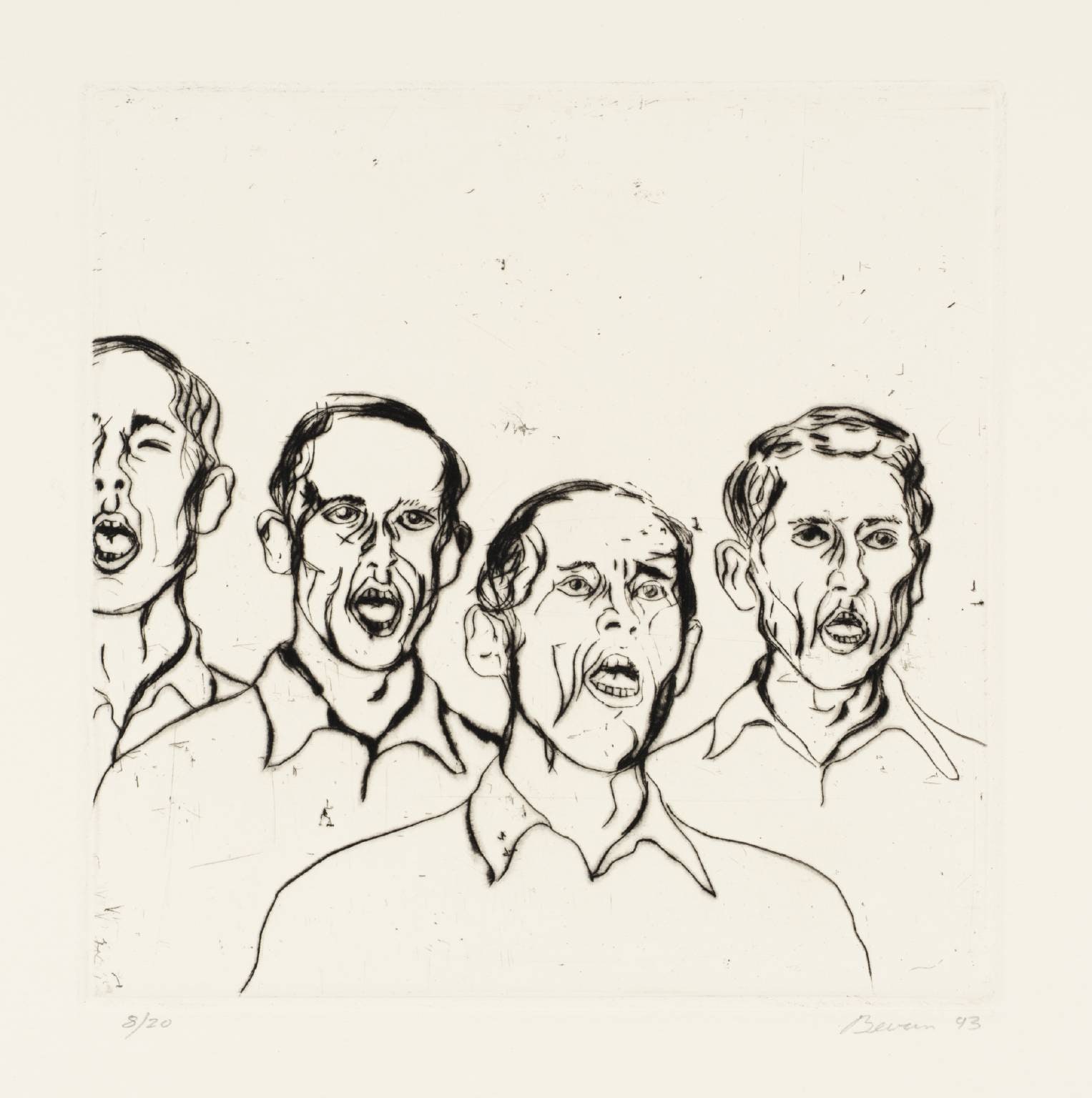 Four Men in White