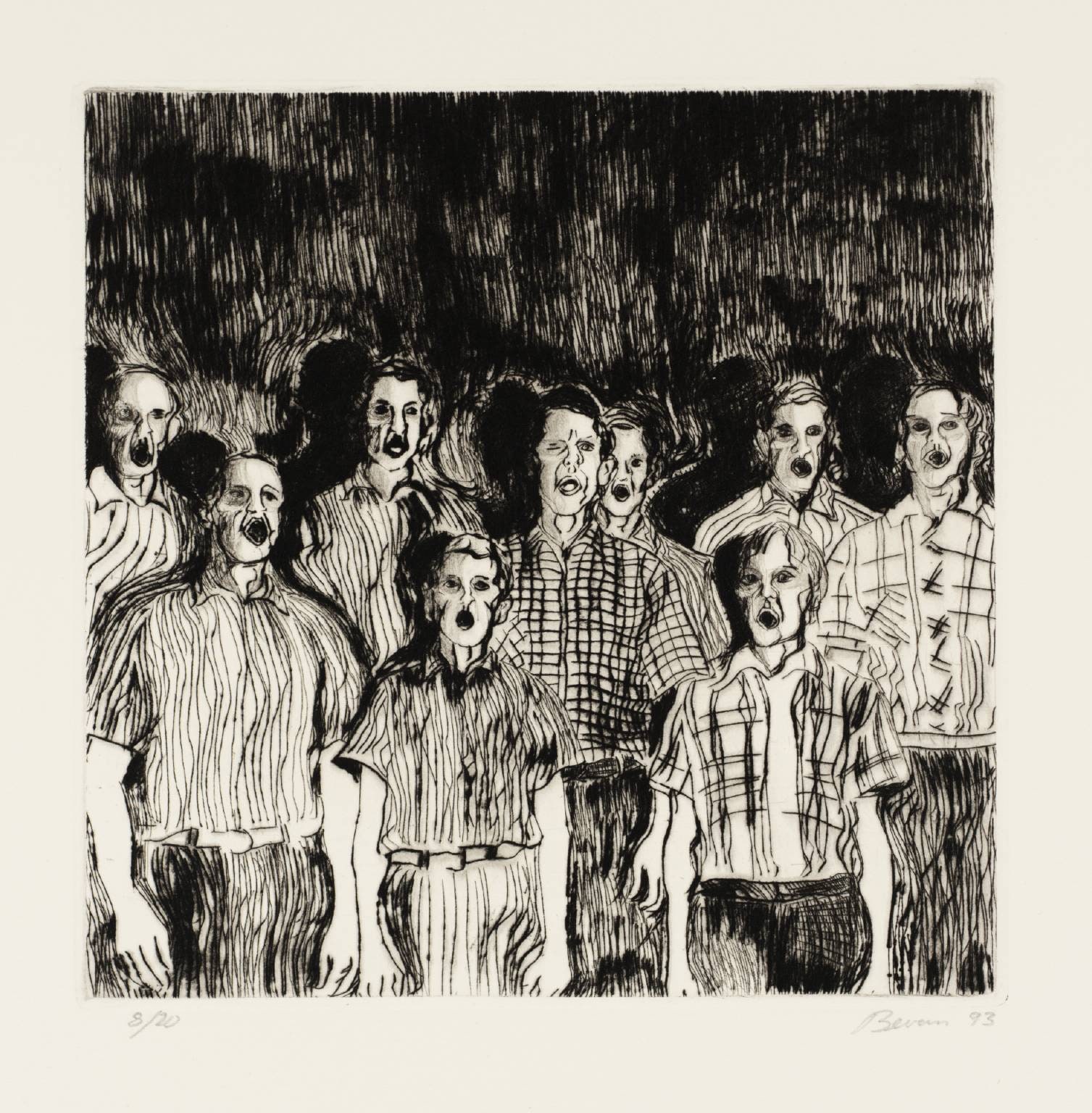 Large Group with Shadows
