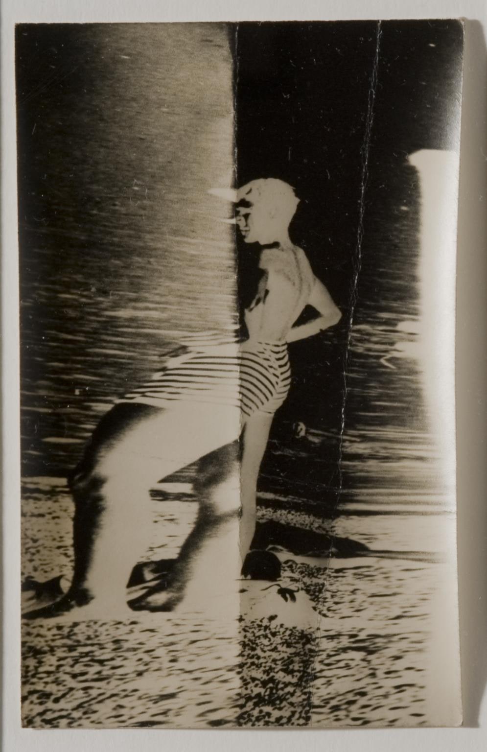 Stressed Photograph of a Bather