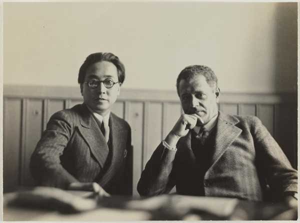 Untitled (Portrait of Yamawaki with Paul Oud)