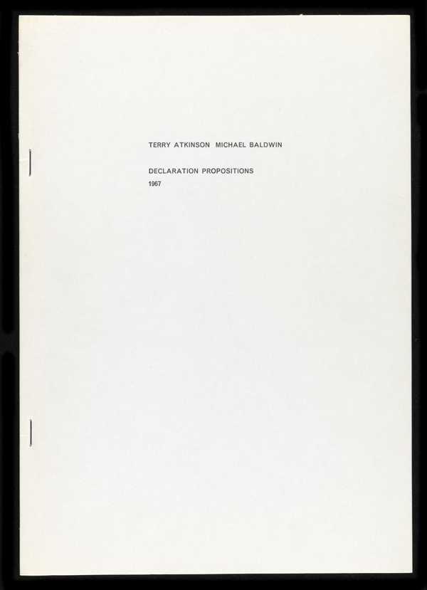 Declaration Propositions