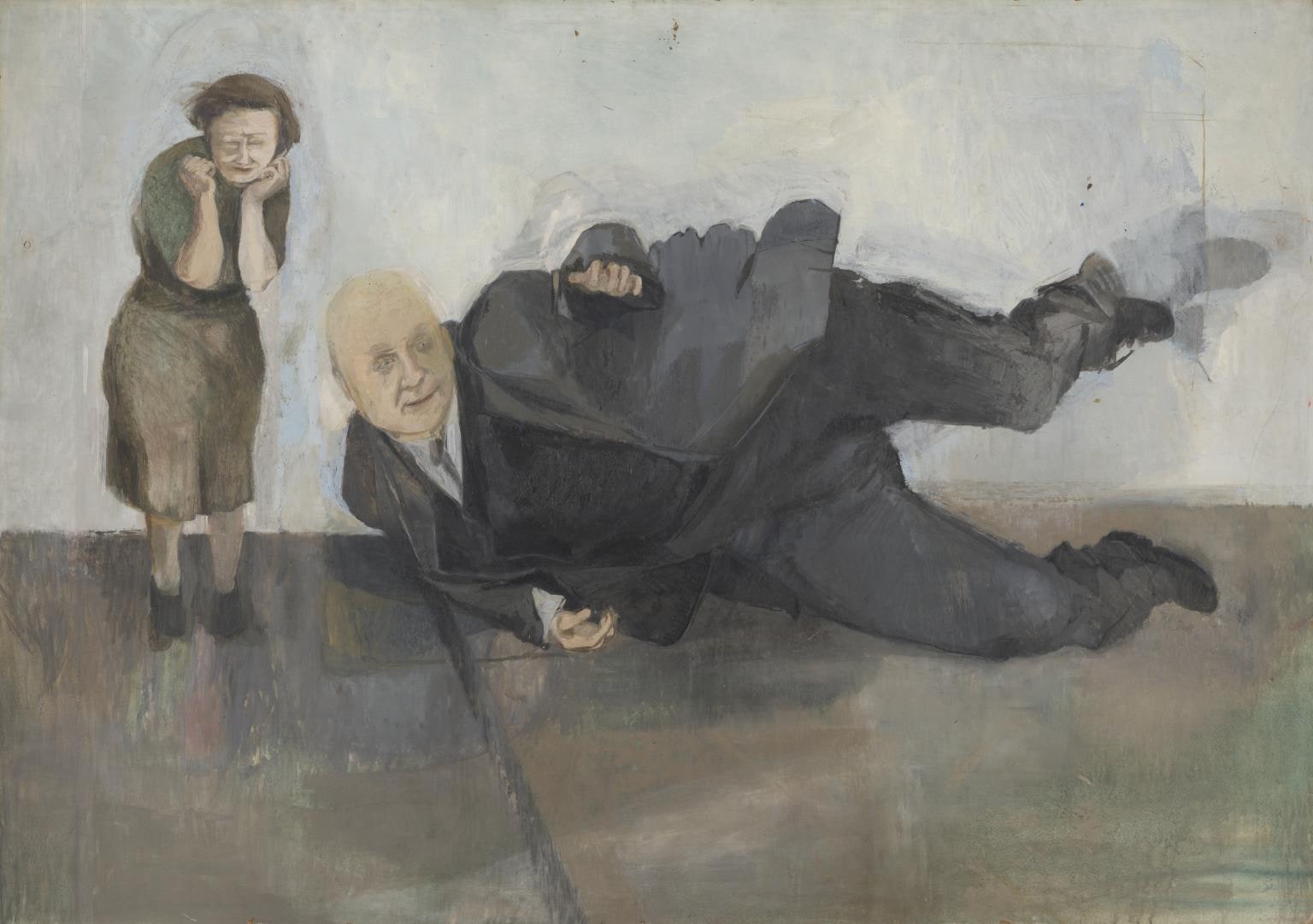 A Man who Suddenly Fell Over