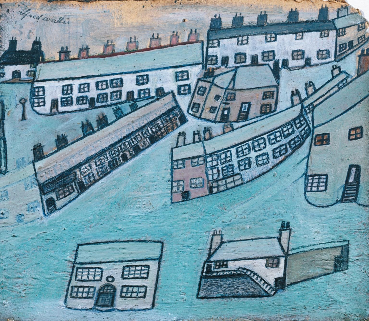 Houses at St Ives, Cornwall