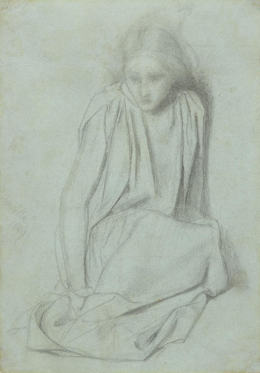 Study for ‘Ecce Ancilla Domini! (The Annunciation)’
