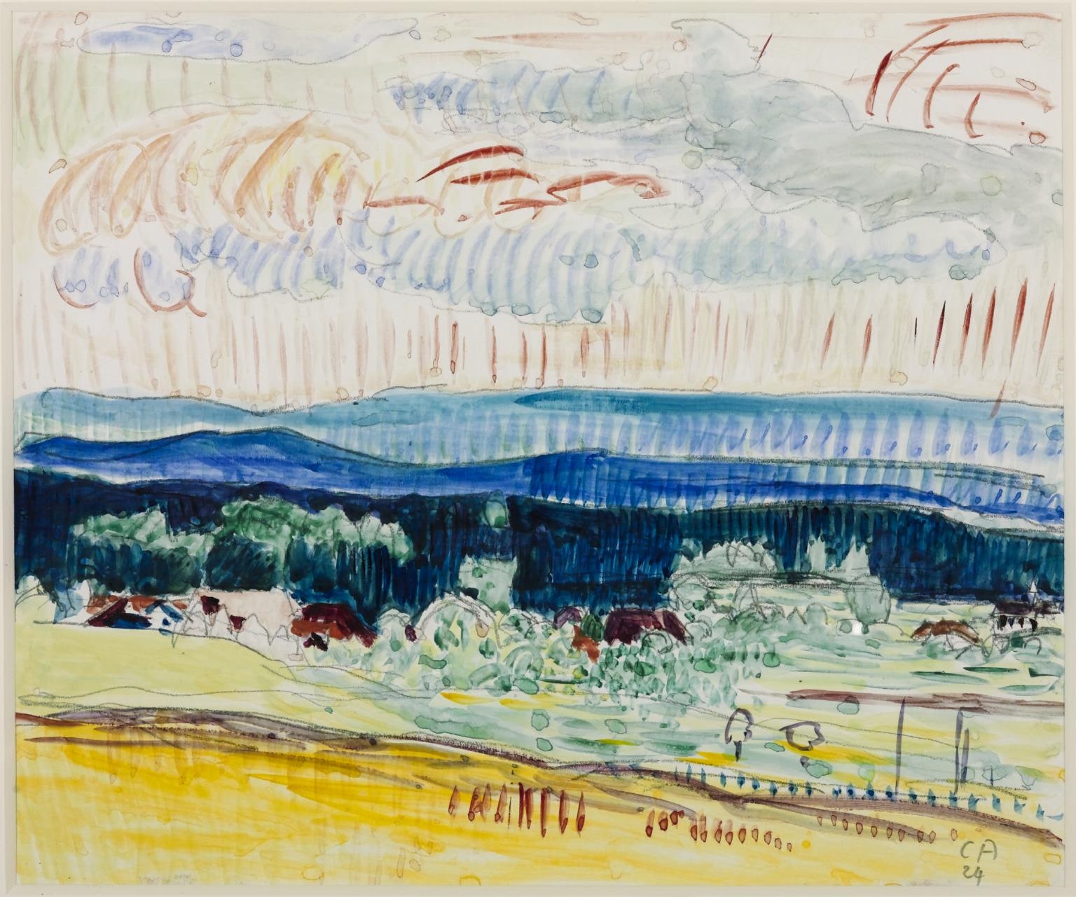 Landscape from the Jura Mountains