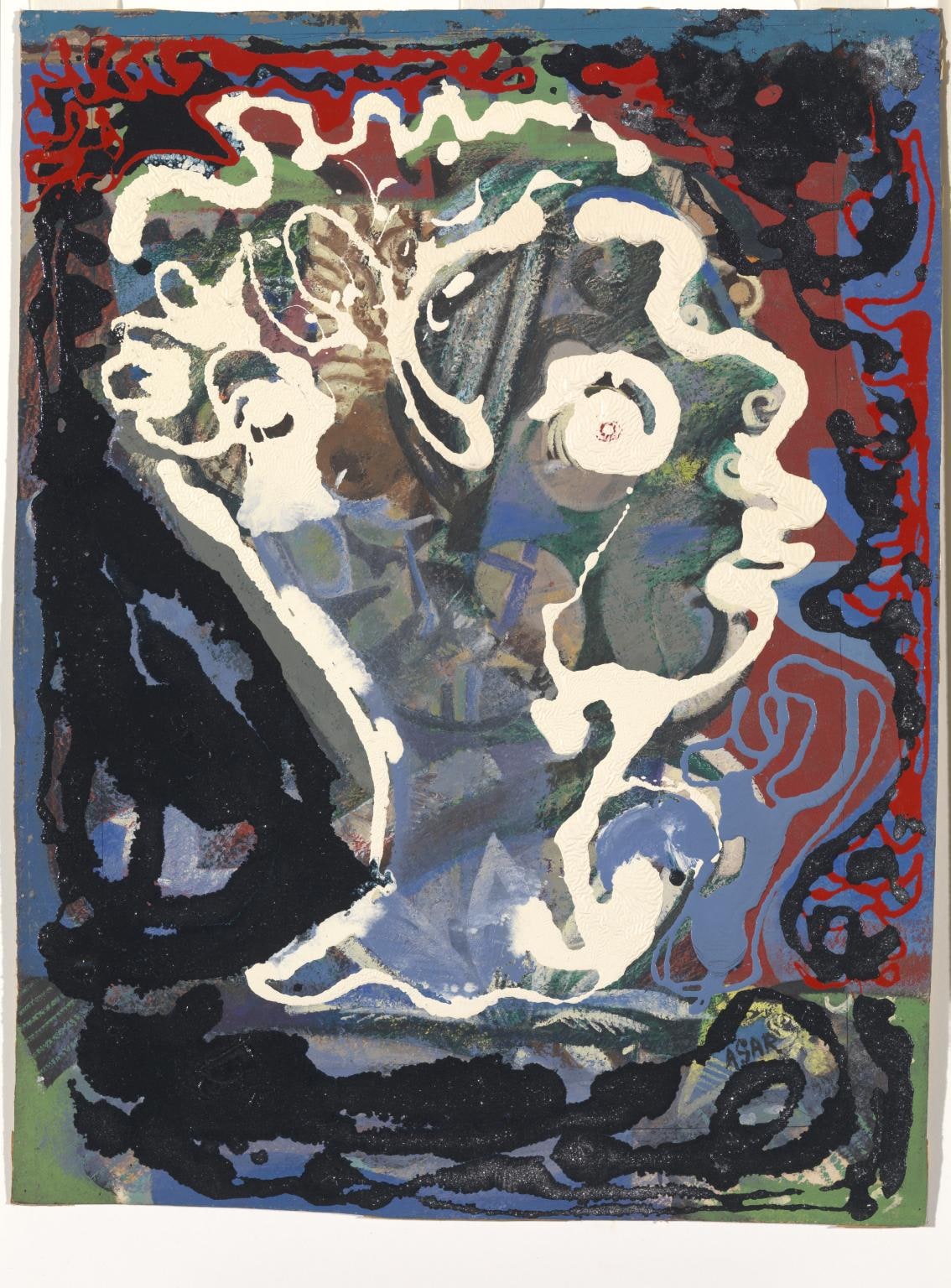 Head of Dylan Thomas