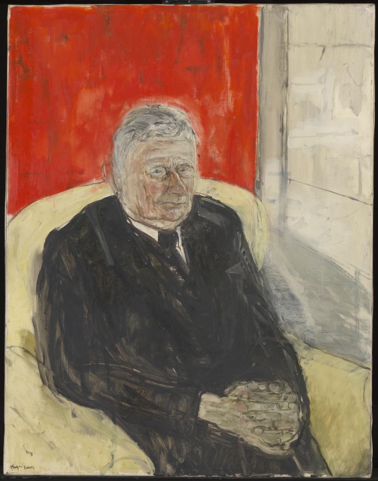 Portrait Sketch of L.S. Lowry