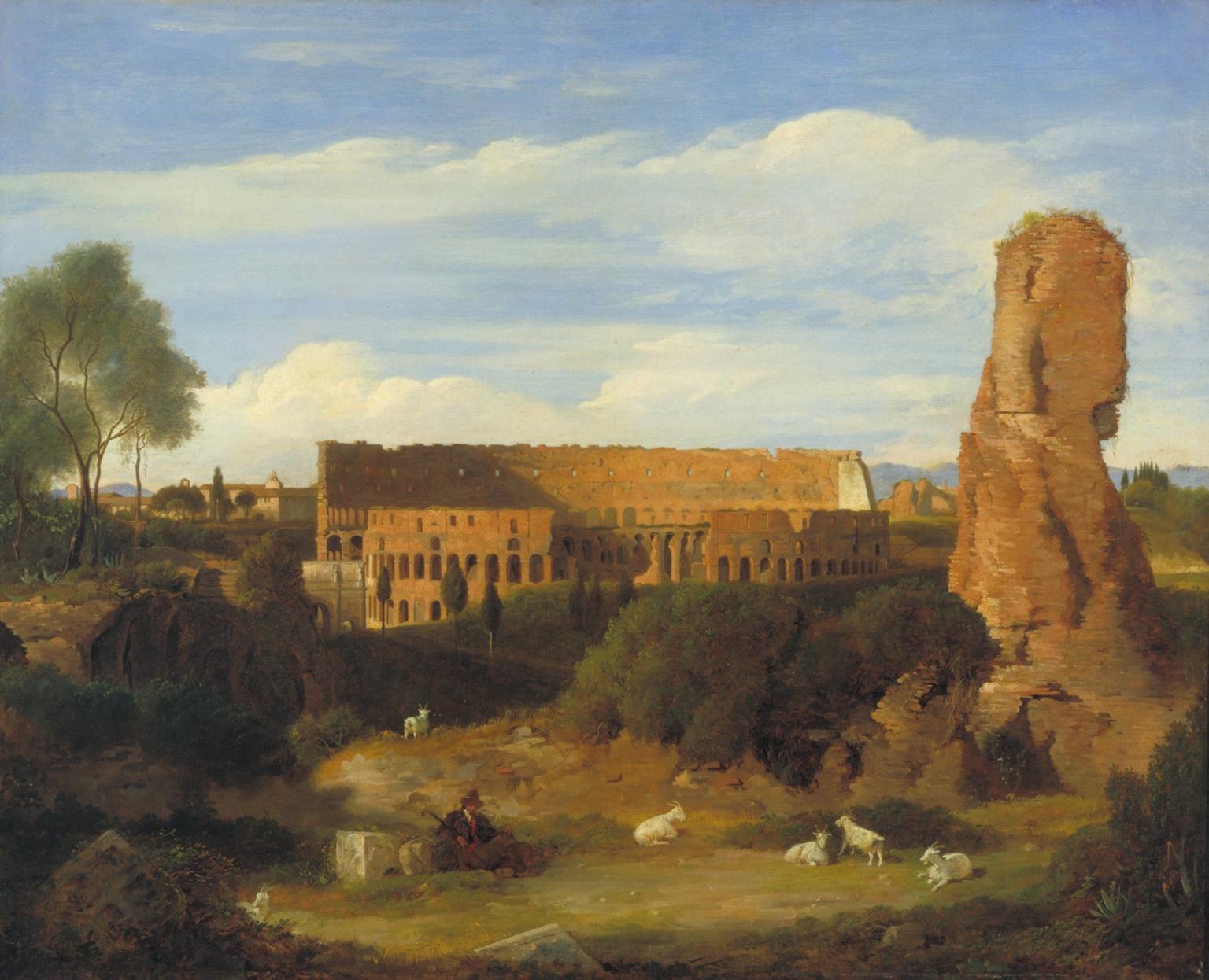 The Colosseum from the Campo Vaccino