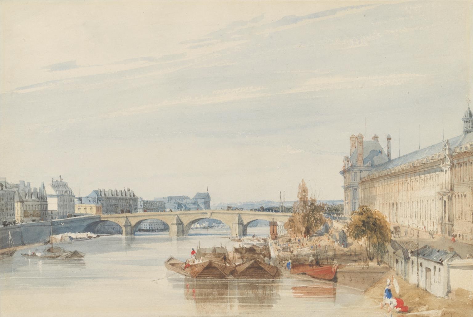 The Seine and Palace of the Tuileries