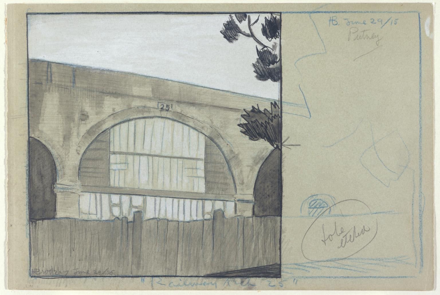 Exterior of Gaudier-Brzeska’s Studio, Putney