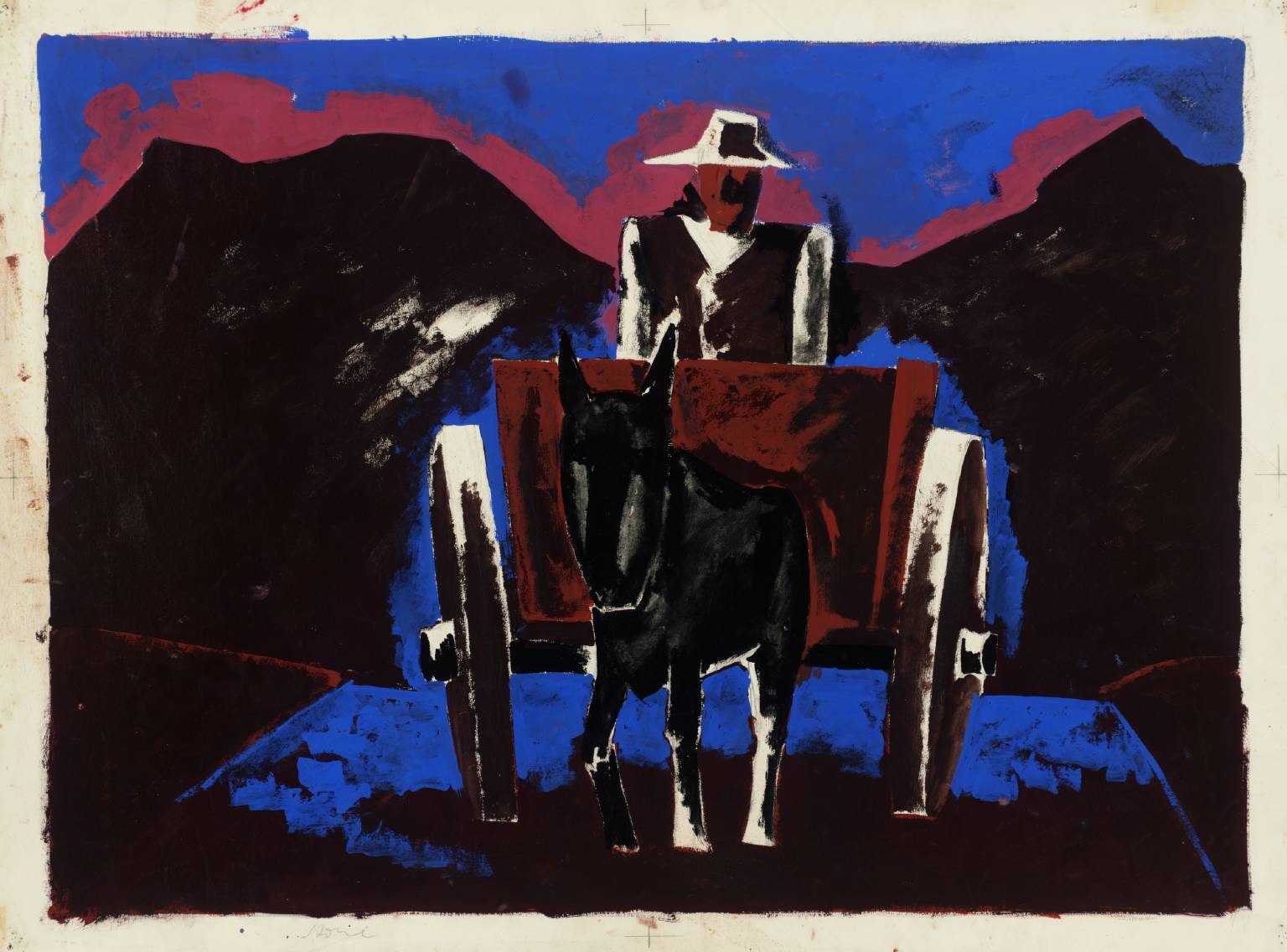 Study for ‘In the Mountains’