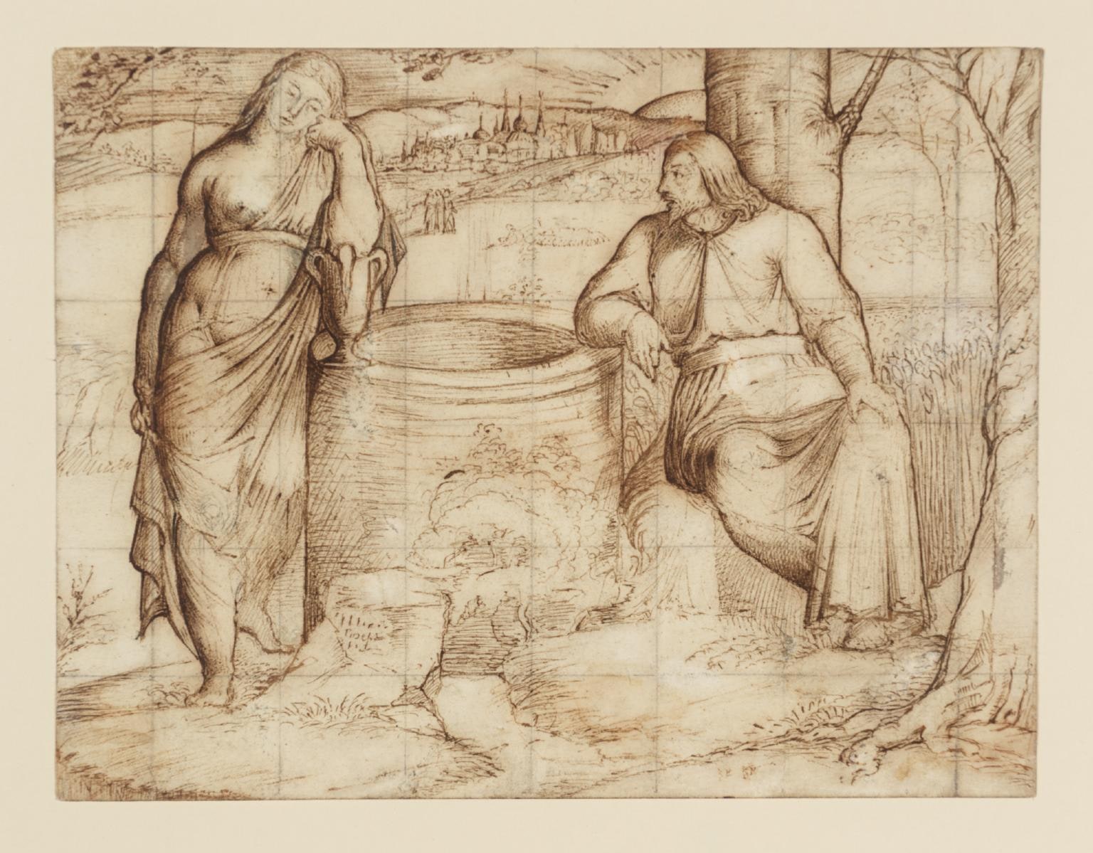 Study for ‘Christ and the Woman of Samaria’
