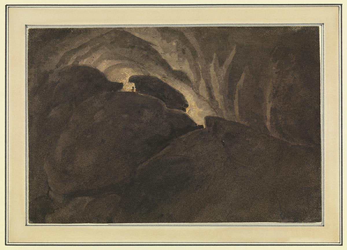 Inside the Peak Cavern, Castleton, Derbyshire