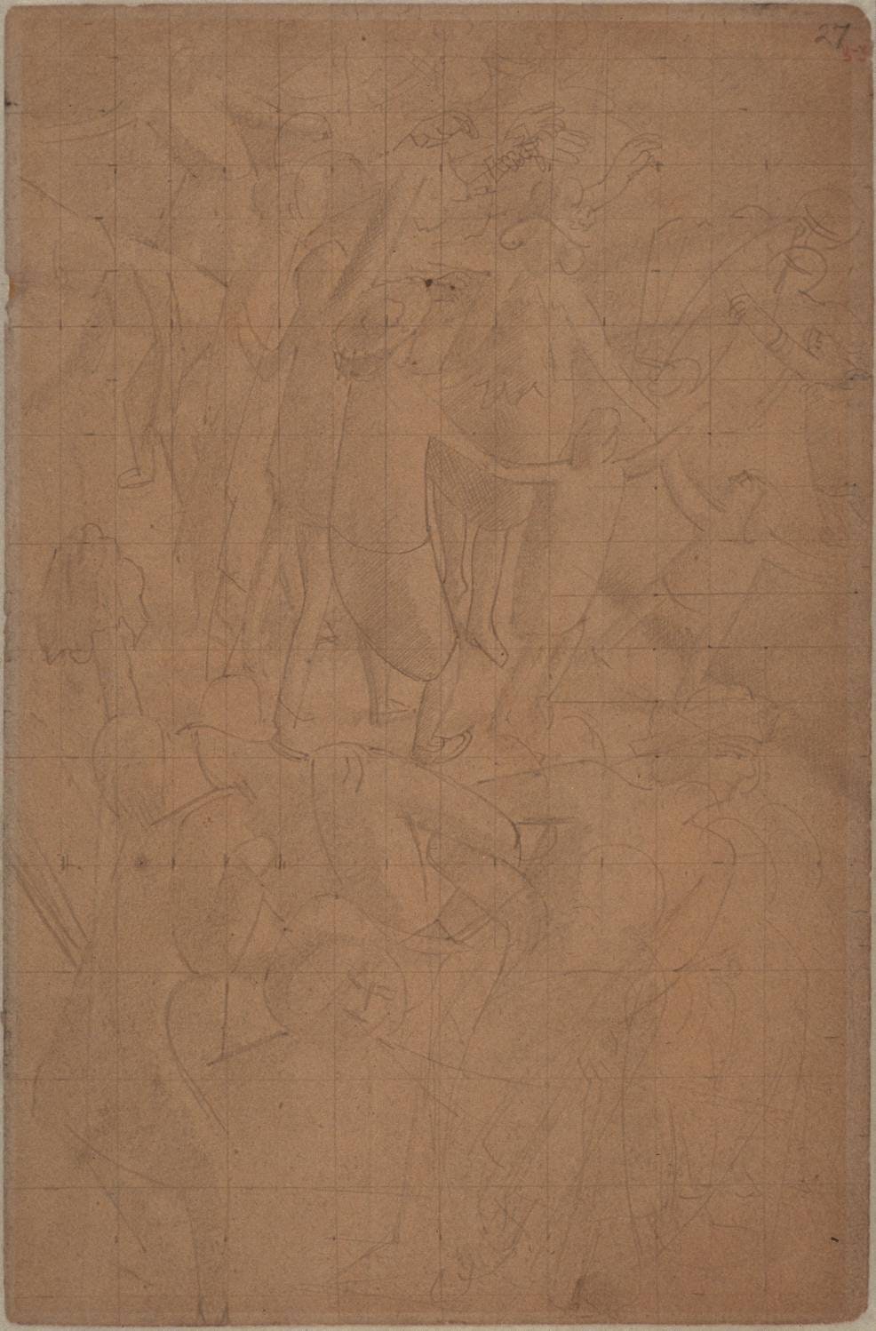 Drawing for Centre Panel of ‘Resurrection: Reunion’