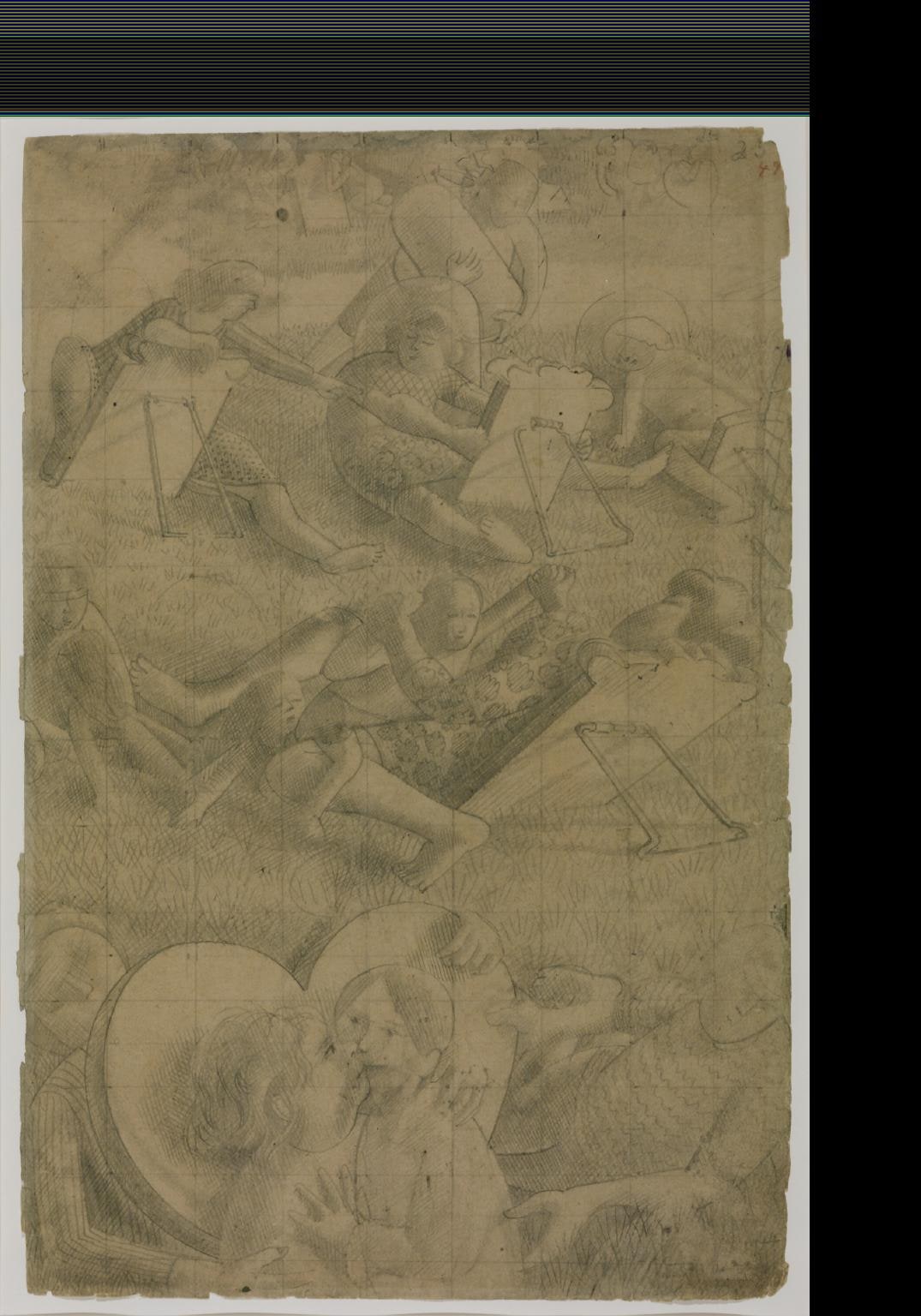 Drawing for Right Panel of ‘Resurrection: Reunion’