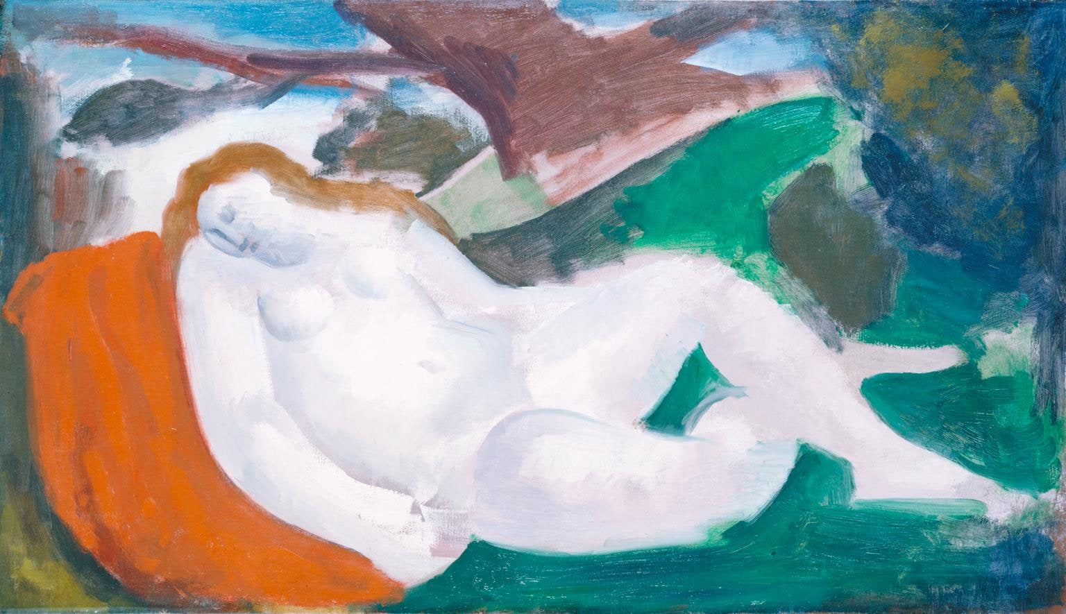 Sleeping Woman in a Landscape