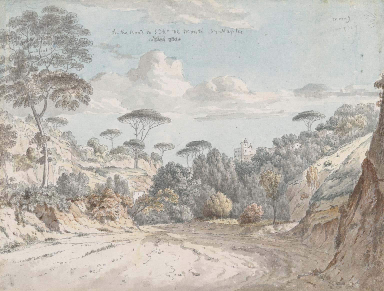 In the Road to Santa Maria de’Monti, near Naples: Morning