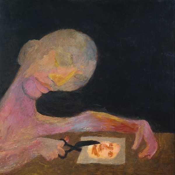 Person Cutting an Image