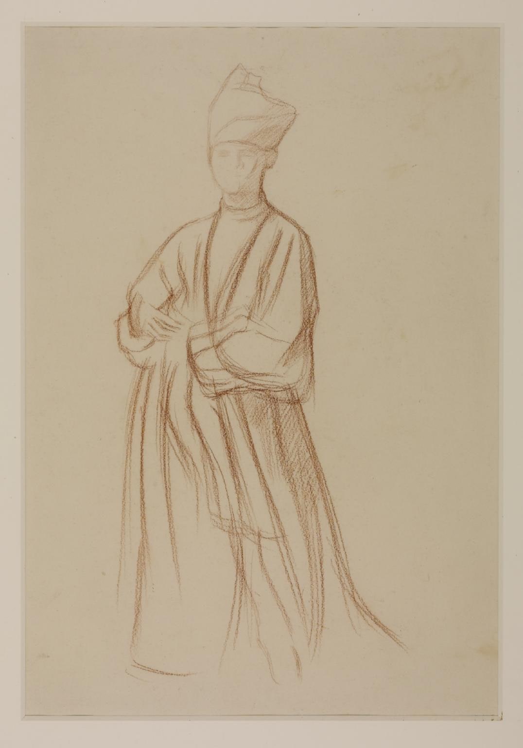 Study for the Attendant in ‘The Princess Badroulbadour’