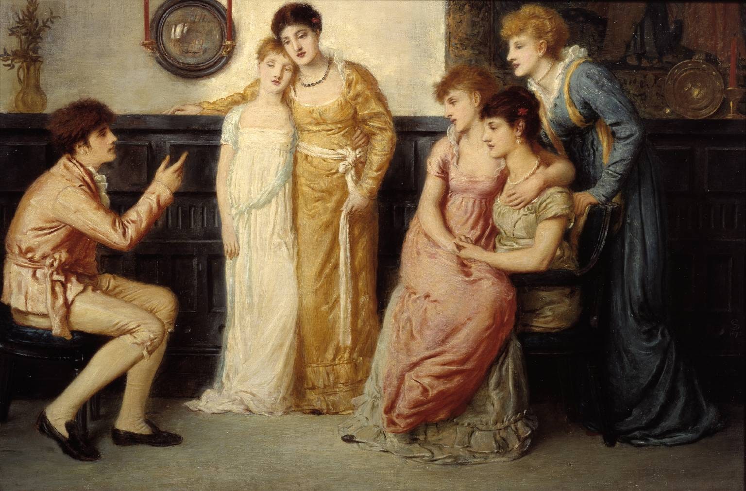 A Youth Relating Tales to Ladies