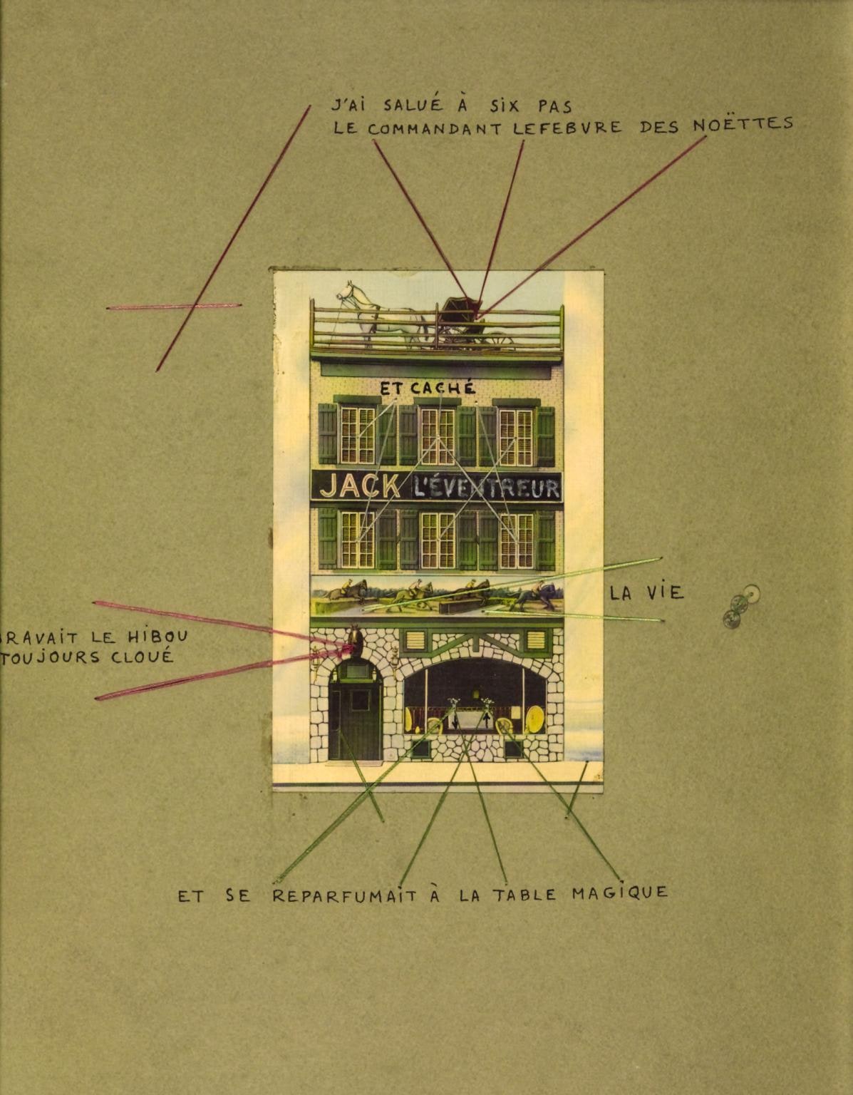 I Saluted at Six Paces Commandant Lefebvre des Noëttes (Poem object)