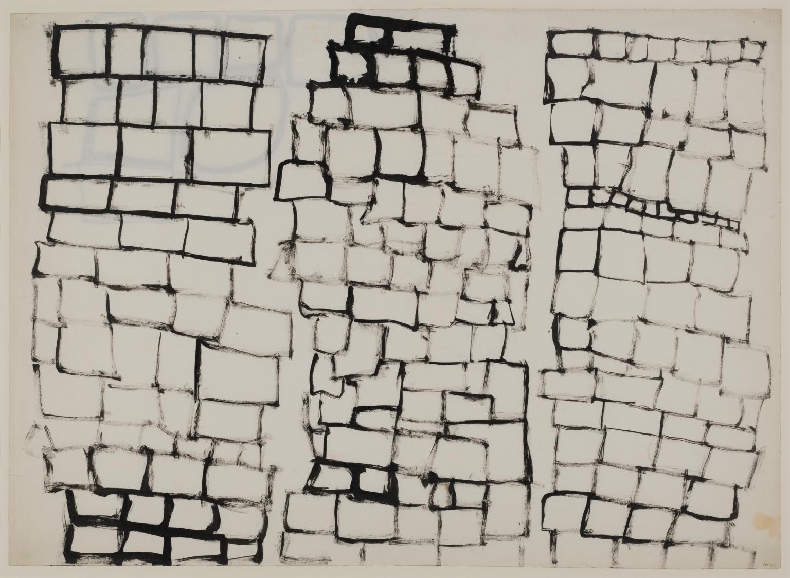 Organic Exercise No. 3, Series No. 2 (Tower Block Drawing)