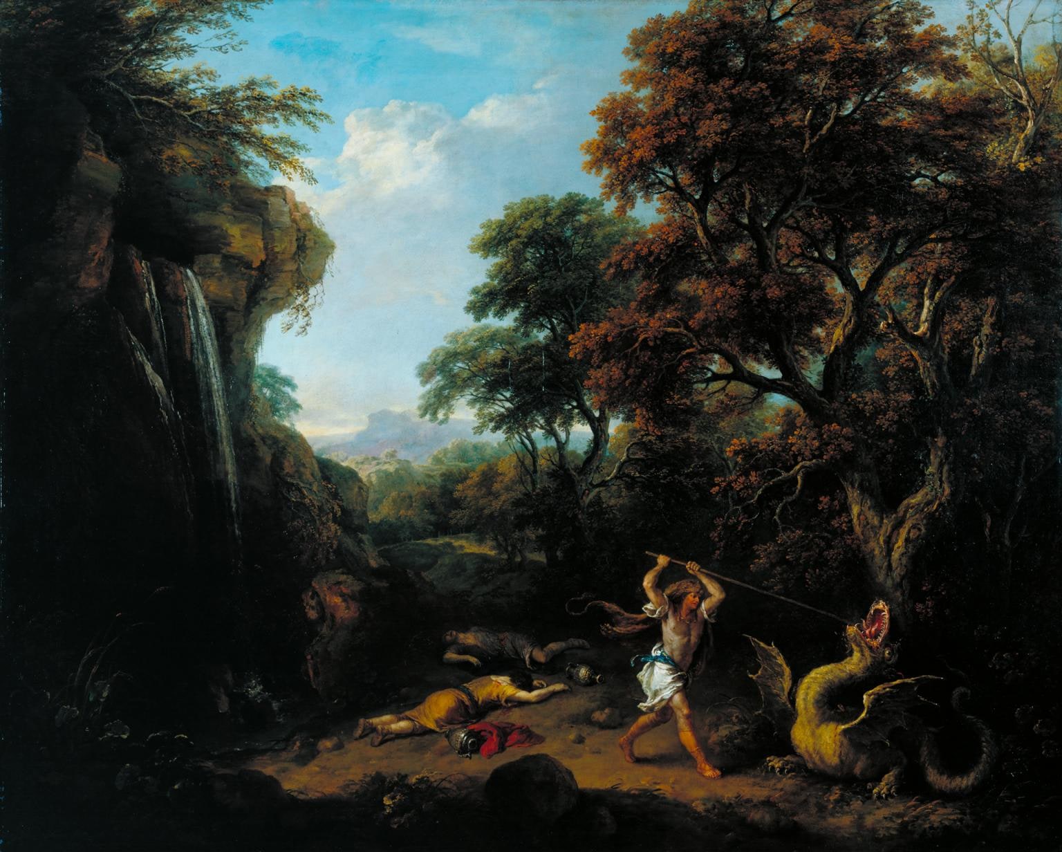 A Landscape with the Story of Cadmus Killing the Dragon