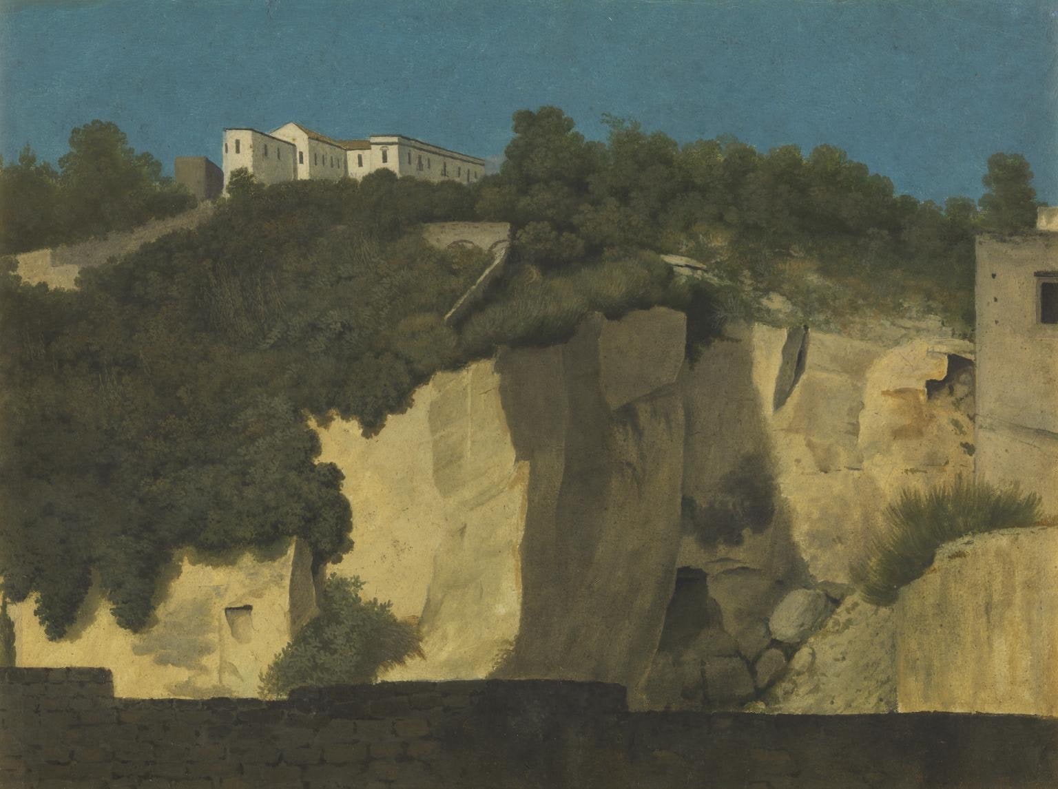 Naples: Buildings on a Cliff Top