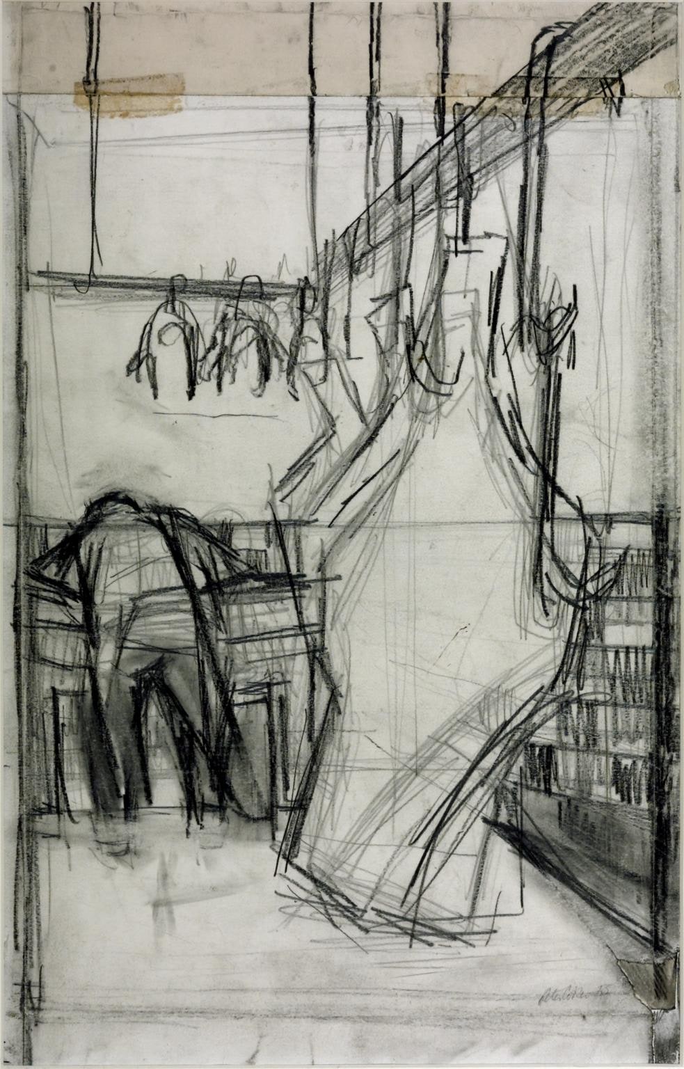 Drawing for ‘Butcher’s Shop I’