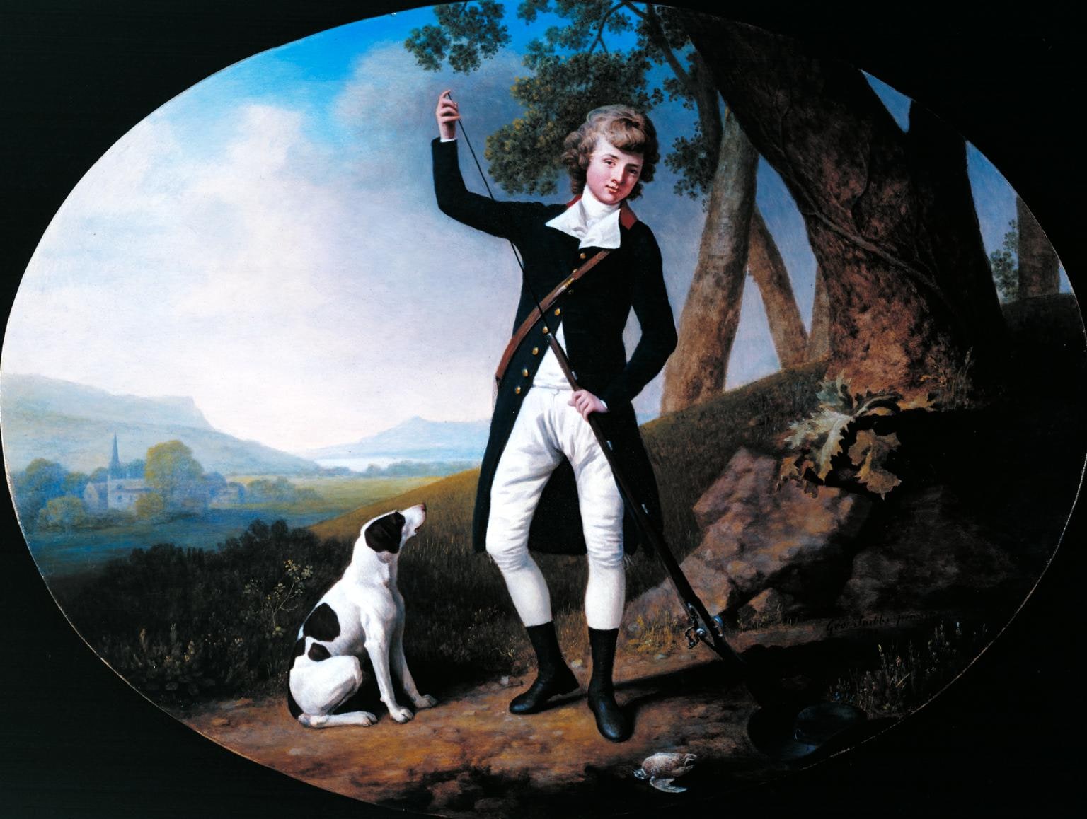 Portrait of a Young Gentleman Out Shooting