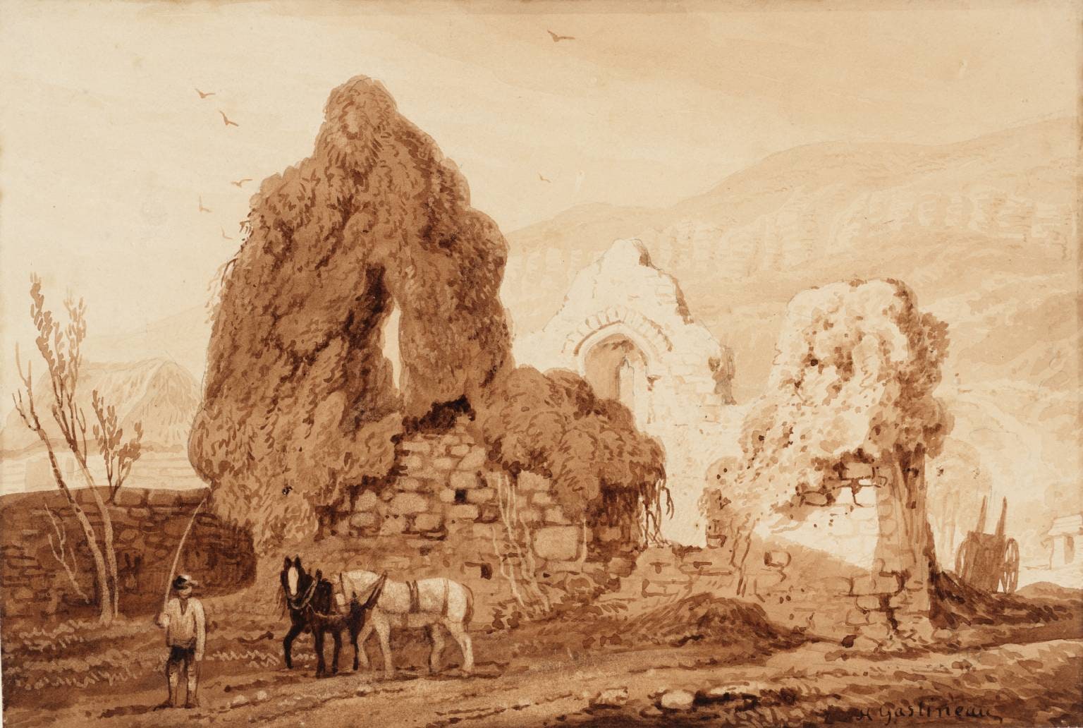 Landscape with a Ruined Abbey