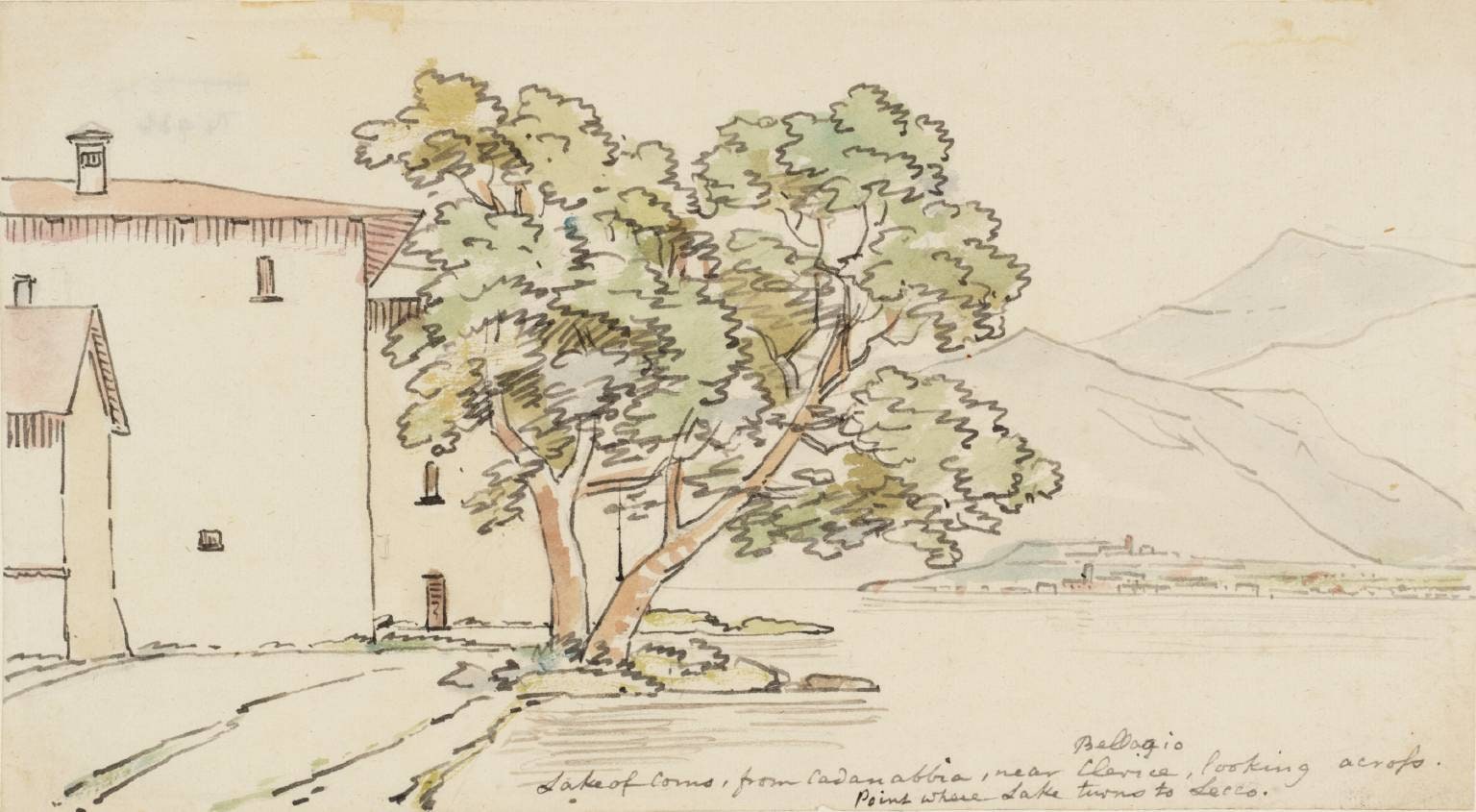 Lake of Como from Cadanabbia, near Bellagio