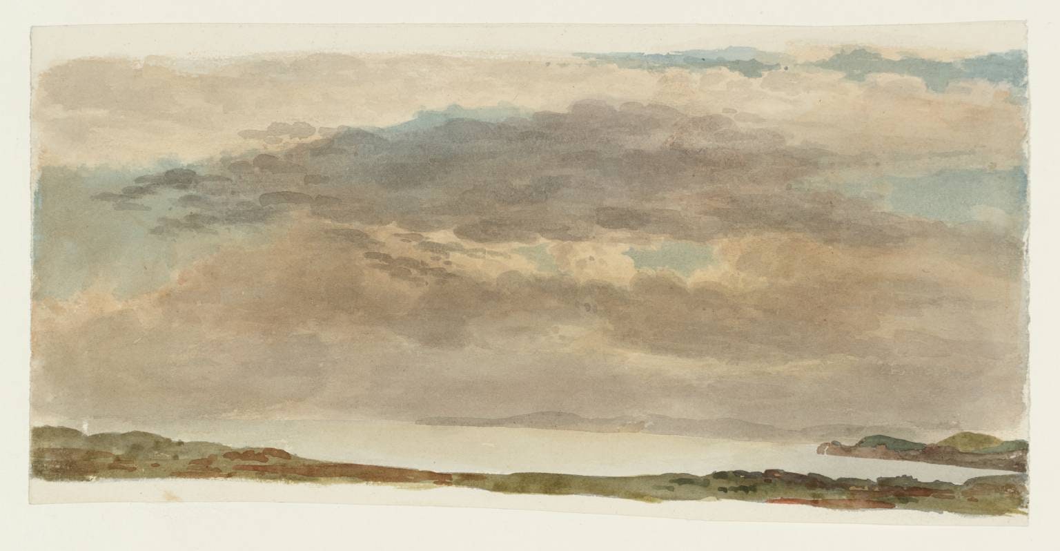 Evening Landscape, with a View over a Bay