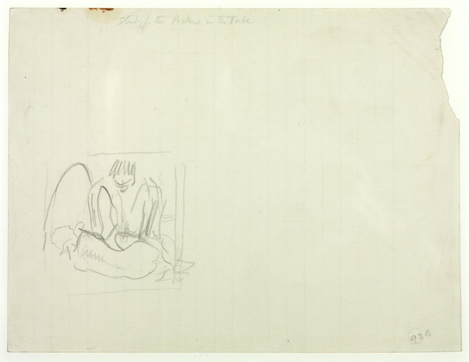 Study for Double Nude Portrait: the Artist and his Second Wife